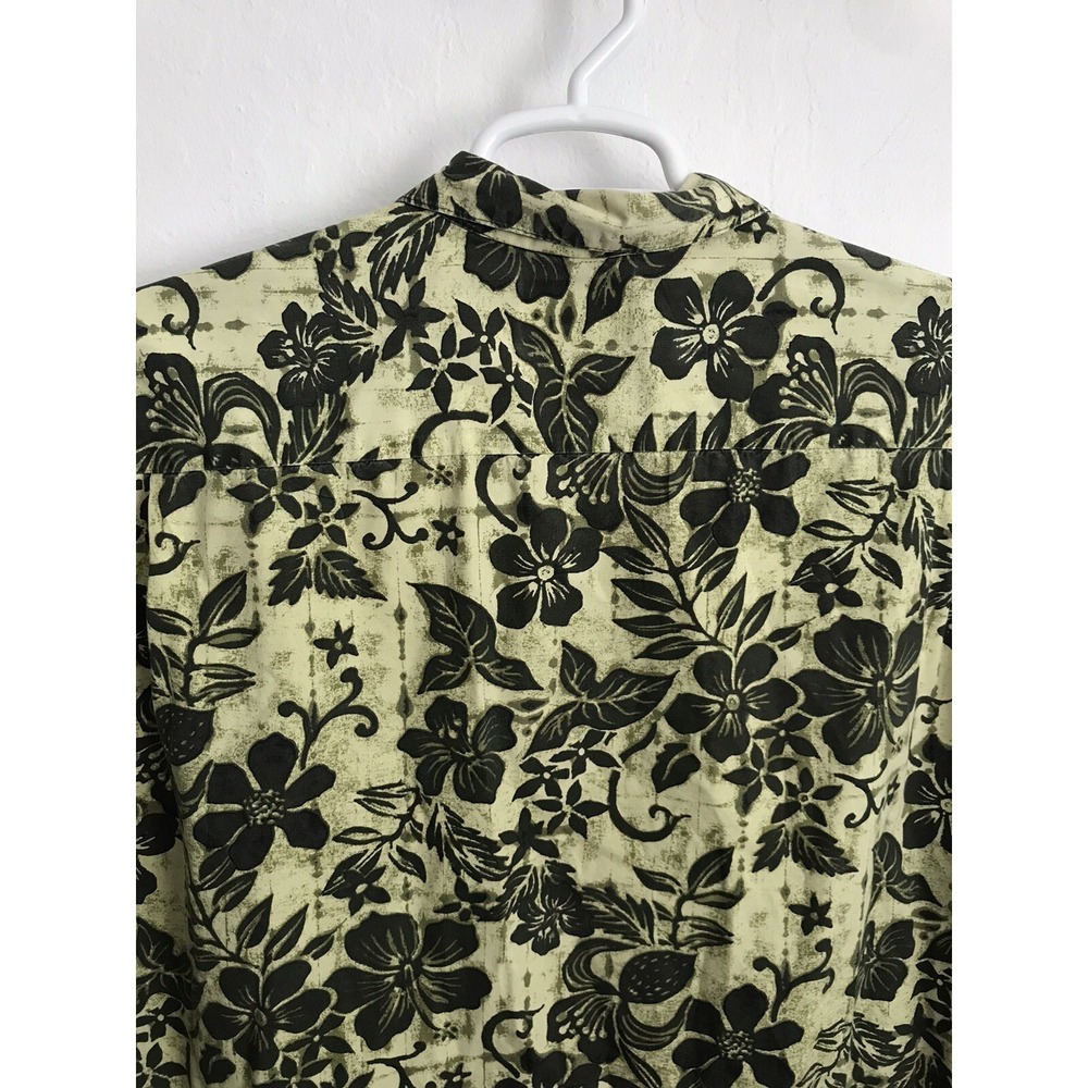 Hilo Hattie Mens The Hawaiian Original Shirt Floral Print Sz 2XL Green - Picture 4 of 6